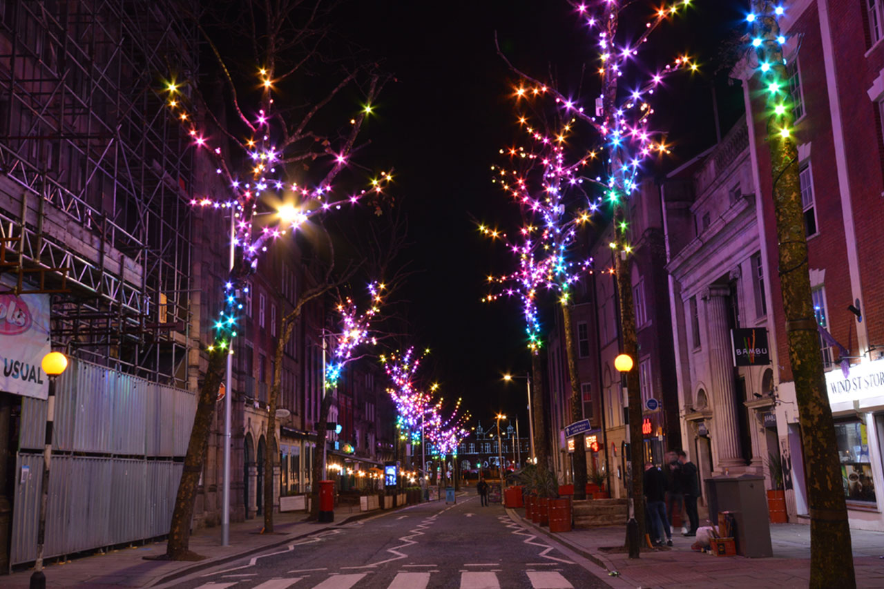 Wind Street, Swansea. REINO UNIDO.