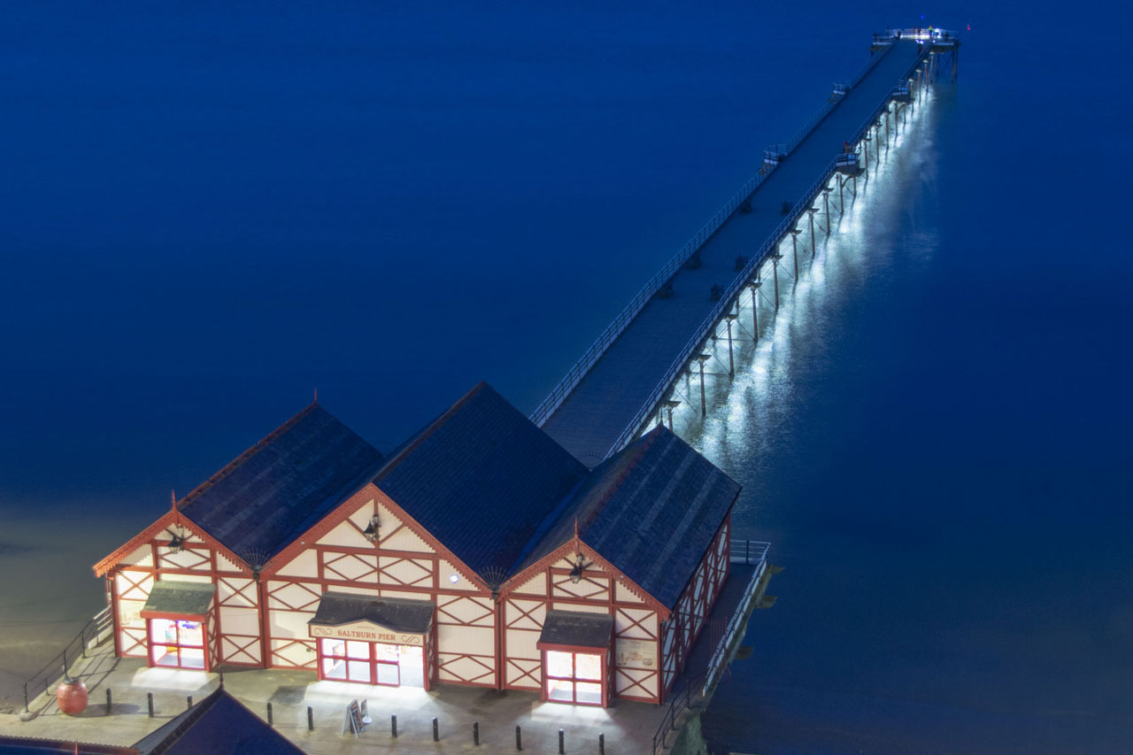 Jetée de Saltburn. ROYAUME-UNI.