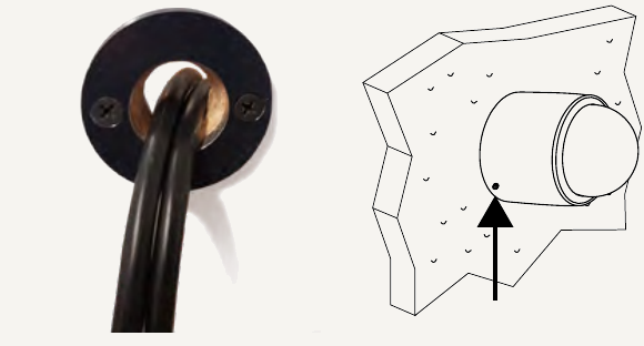 Figure 3 — secure DOT to back plate