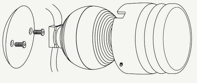 Figure 2 — align cable to slots